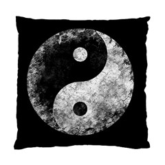 Grunge Yin Yang Standard Cushion Case (two Sides)