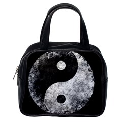 Grunge Yin Yang Classic Handbags (one Side)