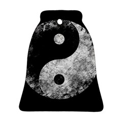 Grunge Yin Yang Bell Ornament (two Sides) by Valentinaart