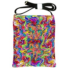 Colorful-12 Shoulder Sling Bags by ArtworkByPatrick