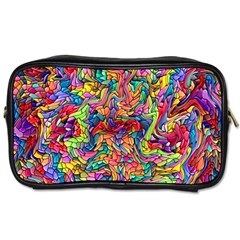 Colorful-12 Toiletries Bags 2-side by ArtworkByPatrick