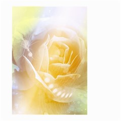 Beautiful Yellow Rose Small Garden Flag (two Sides) by FantasyWorld7