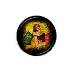 Pin Up Girl  Hat Clip Ball Marker (10 Pack) by Valentinaart