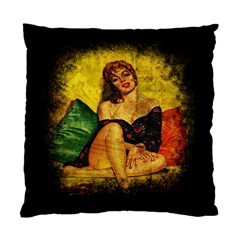 Pin Up Girl  Standard Cushion Case (two Sides)