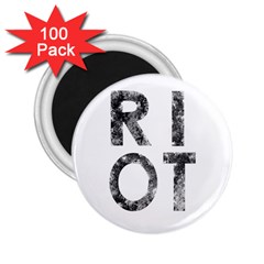 Riot 2 25  Magnets (100 Pack)  by Valentinaart