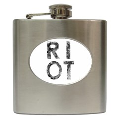 Riot Hip Flask (6 Oz) by Valentinaart