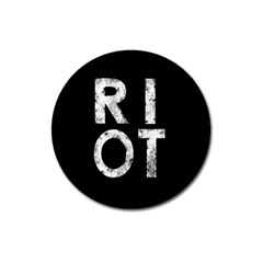 Riot Magnet 3  (round) by Valentinaart