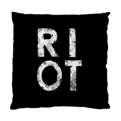 Riot Standard Cushion Case (two Sides) by Valentinaart