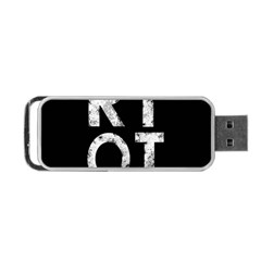 Riot Portable Usb Flash (two Sides) by Valentinaart