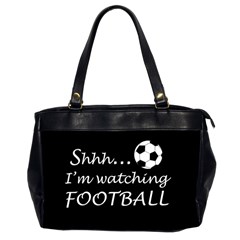 Football Fan  Office Handbags (2 Sides)  by Valentinaart