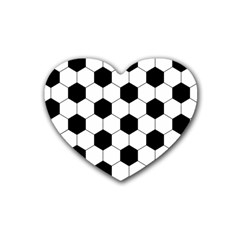 Football Heart Coaster (4 Pack)  by Valentinaart