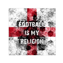 Football Is My Religion Small Satin Scarf (square) by Valentinaart