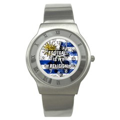 Football Is My Religion Stainless Steel Watch by Valentinaart