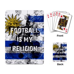 Football Is My Religion Playing Card by Valentinaart