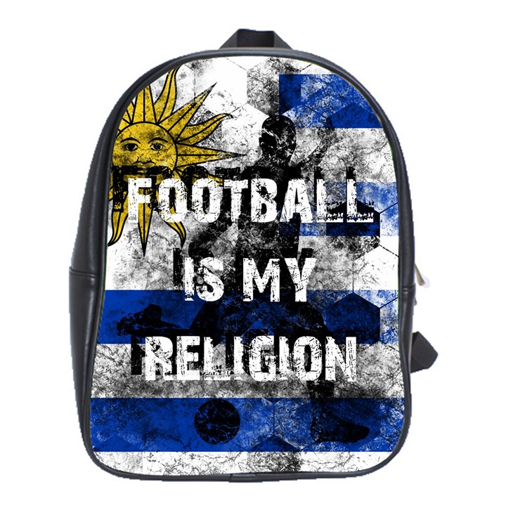 Football is my religion School Bag (XL)