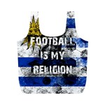 Football is my religion Full Print Recycle Bags (M)  Front