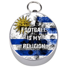 Football Is My Religion Silver Compasses by Valentinaart