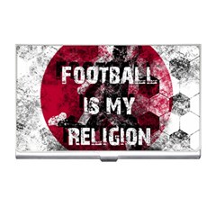 Football is my religion Business Card Holders