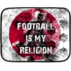 Football is my religion Fleece Blanket (Mini)