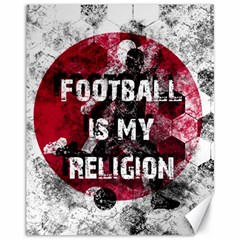 Football Is My Religion Canvas 11  X 14   by Valentinaart