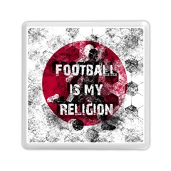 Football is my religion Memory Card Reader (Square) 