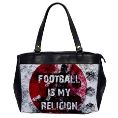 Football Is My Religion Office Handbags by Valentinaart