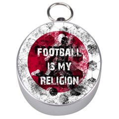 Football Is My Religion Silver Compasses