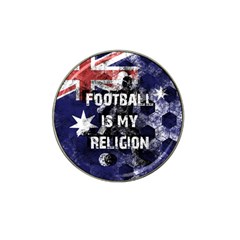 Football Is My Religion Hat Clip Ball Marker by Valentinaart