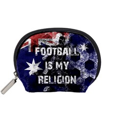 Football Is My Religion Accessory Pouches (small)  by Valentinaart