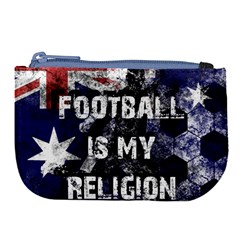 Football Is My Religion Large Coin Purse by Valentinaart