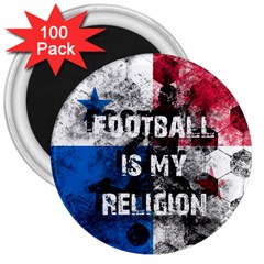 Football Is My Religion 3  Magnets (100 Pack) by Valentinaart