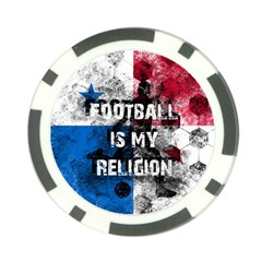 Football Is My Religion Poker Chip Card Guard