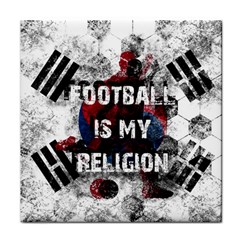 Football Is My Religion Face Towel by Valentinaart