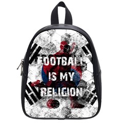 Football Is My Religion School Bag (small) by Valentinaart