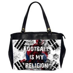 Football Is My Religion Office Handbags (2 Sides)  by Valentinaart