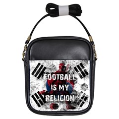 Football Is My Religion Girls Sling Bags by Valentinaart