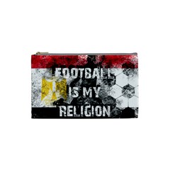 Football Is My Religion Cosmetic Bag (small)  by Valentinaart