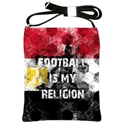 Football Is My Religion Shoulder Sling Bags by Valentinaart