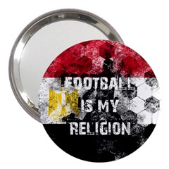 Football Is My Religion 3  Handbag Mirrors by Valentinaart