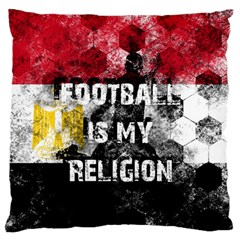 Football Is My Religion Standard Flano Cushion Case (one Side) by Valentinaart