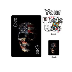 Skull Playing Cards 54 (mini)  by Valentinaart