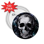 Skull 2.25  Buttons (100 pack)  Front