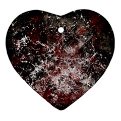 Grunge Pattern Ornament (heart) by Valentinaart
