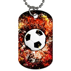 Football  Dog Tag (two Sides) by Valentinaart