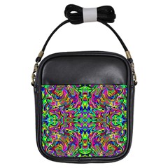 Colorful-15 Girls Sling Bags by ArtworkByPatrick