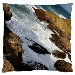 Jobo Beach Isabela Puerto Rico  Large Cushion Case (two Sides) by StarvingArtisan