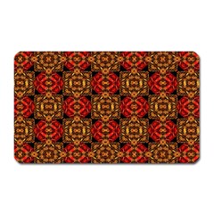 Colorful Ornate Pattern Design Magnet (rectangular) by dflcprints