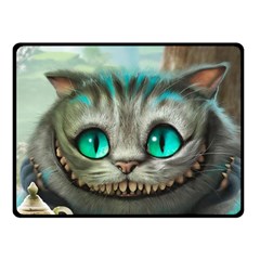 Cheshire Cat Double Sided Fleece Blanket (Small) 