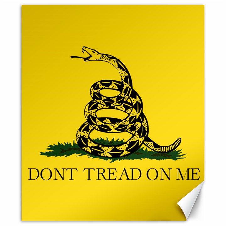 Gadsden Flag Don t tread on me Canvas 20  x 24  