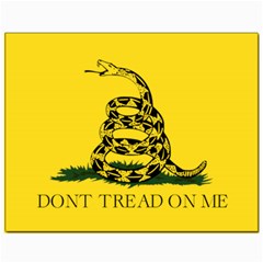 Gadsden Flag Don t tread on me Canvas 11  x 14  